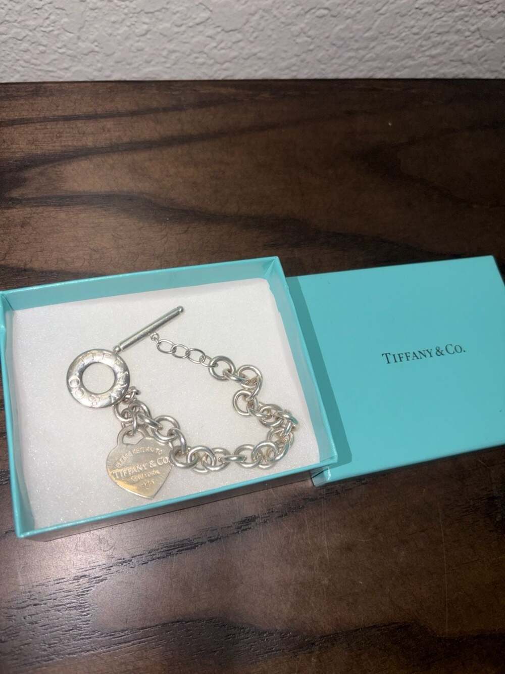 Tiffany & Co. Return to Tiffany Heart Tag Toggle Bracelet in Sterling Silver